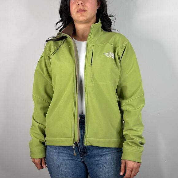 The North Face Green Apex Softshell Jacket - Picture 1 of 11
